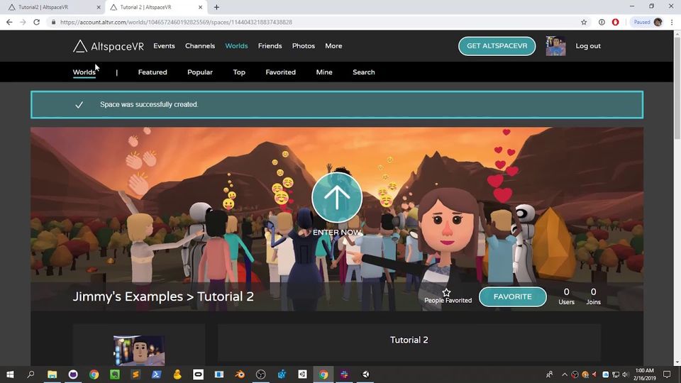 AltspaceVR Screenshot 1