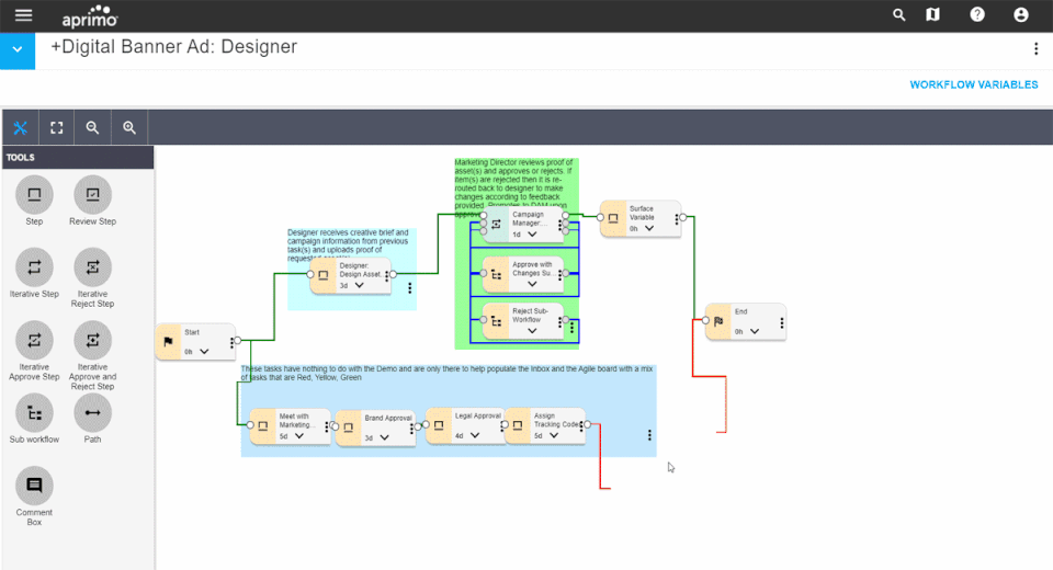 Aprimo Productivity Management Screenshot 3