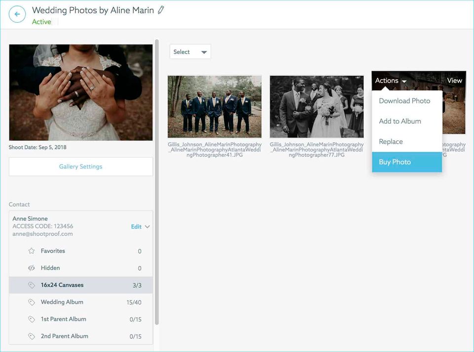 ShootProof Screenshot 1