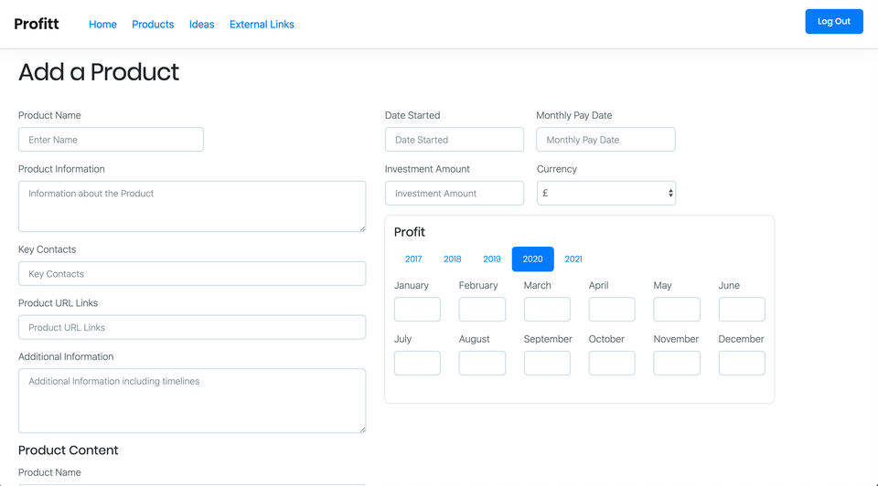 Profitt Screenshot 1