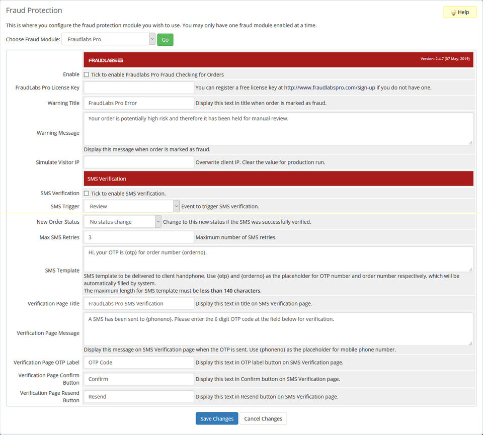 FraudLabs Pro Screenshot 1