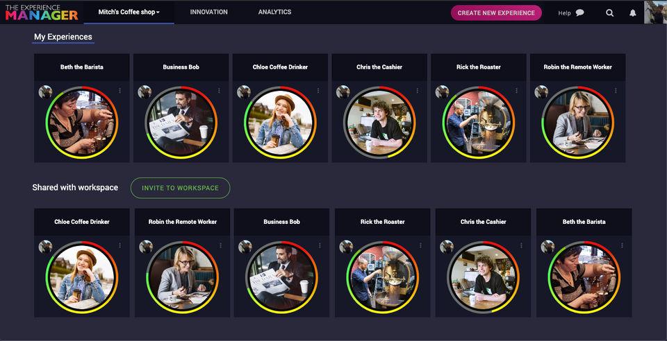 The Experience Manager Screenshot 2