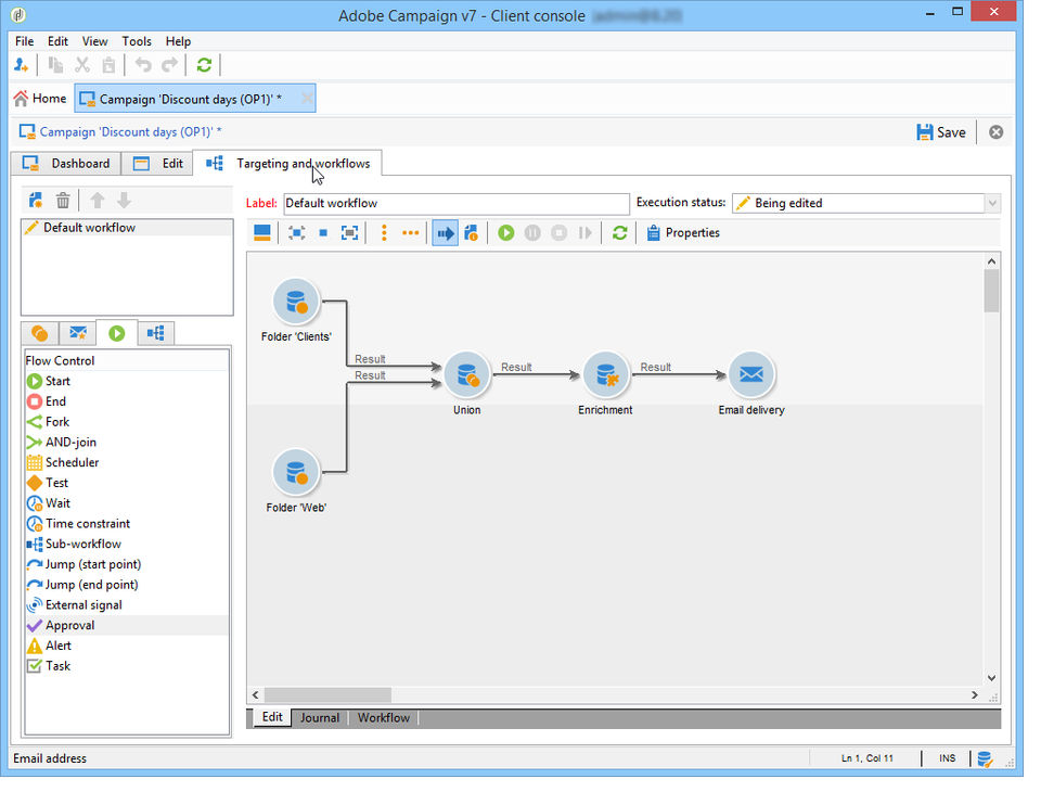 Adobe Campaign Screenshot 1