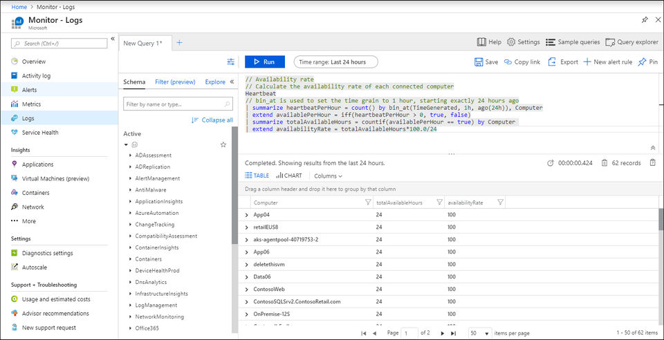 Azure Monitor Screenshot 4