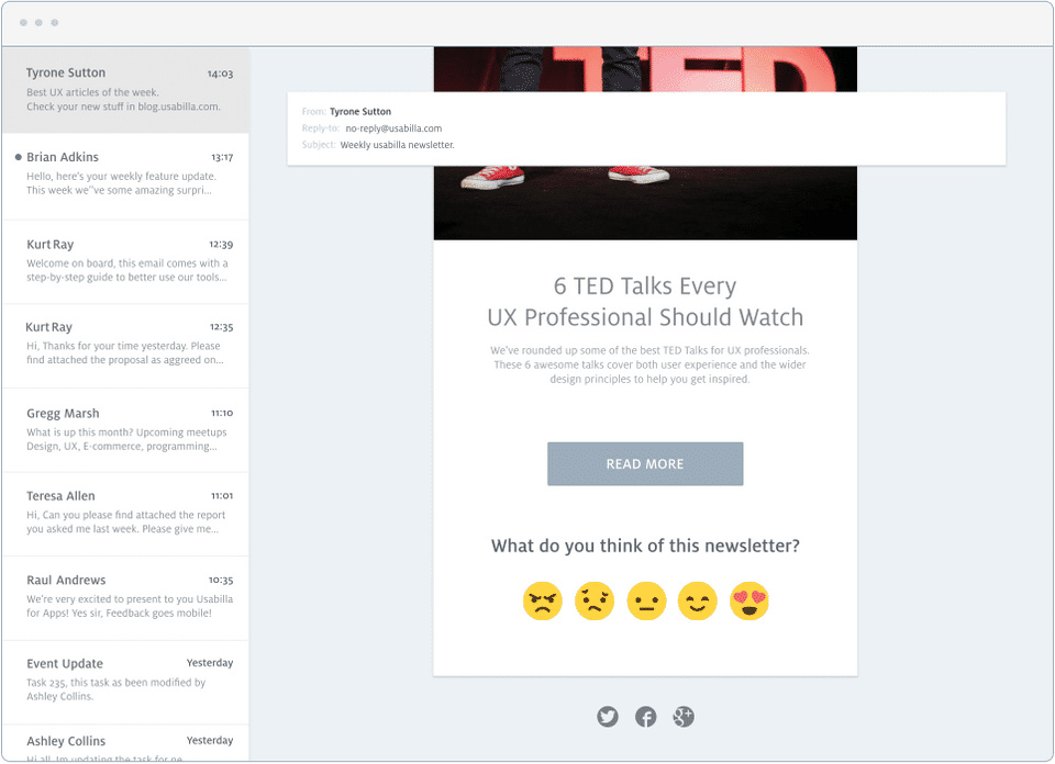 Usabilla Screenshot 2