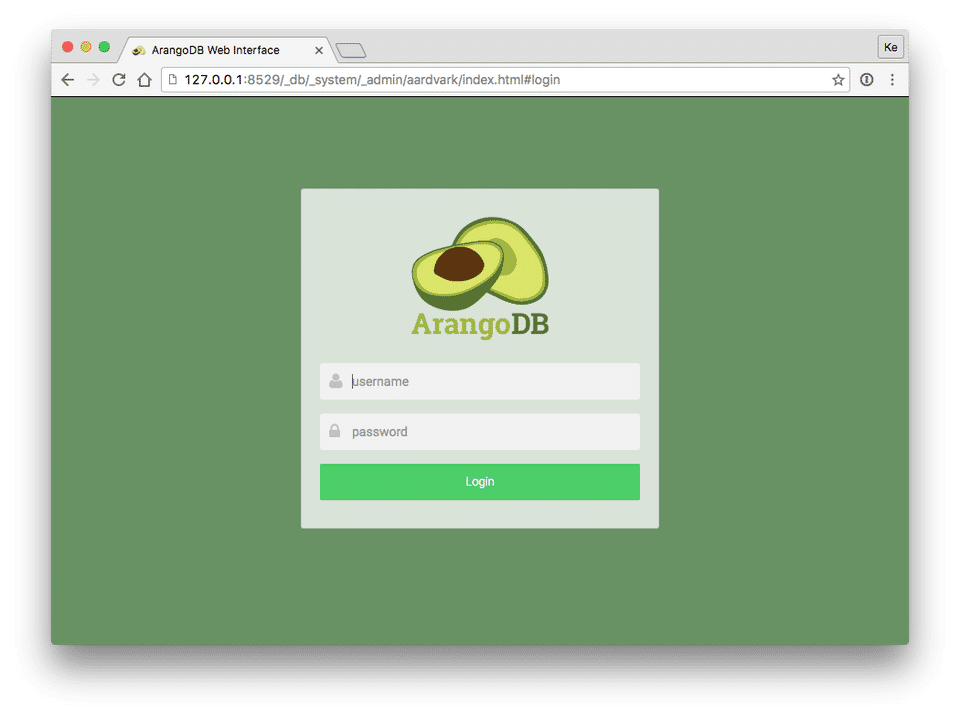 ArangoDB Screenshot 1