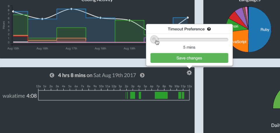 WakaTime Screenshot 2