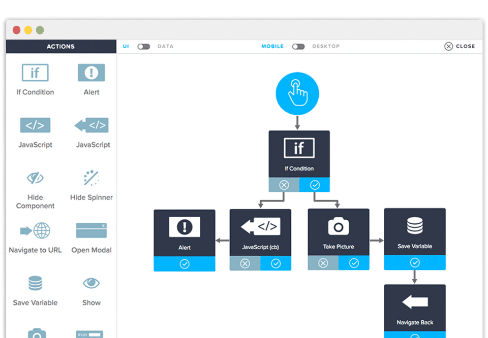 AppGyver Screenshot 1