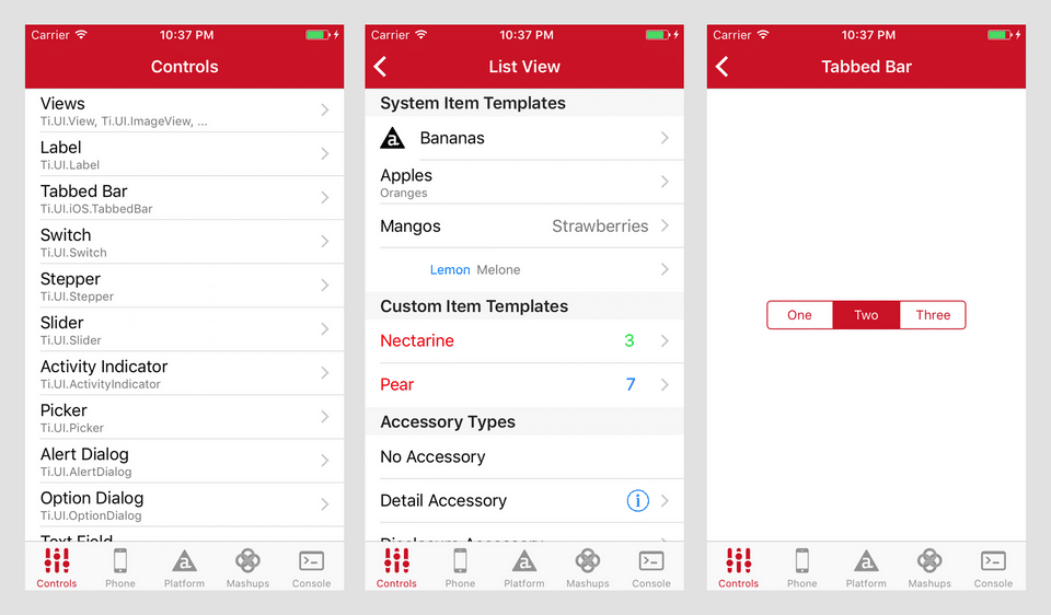 Appcelerator Screenshot 4