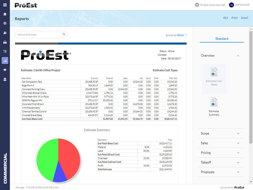 ProEst Screenshot 3