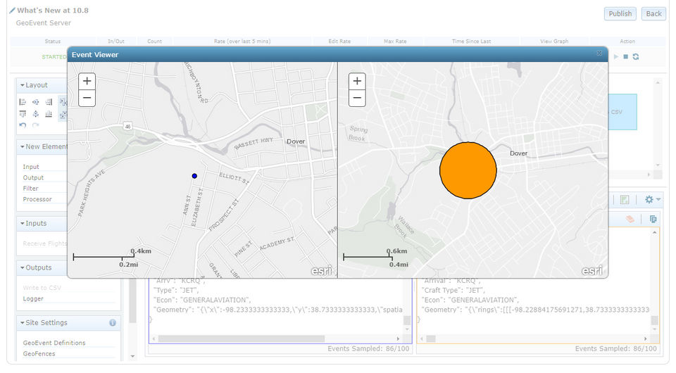 ArcGIS GeoEvent Server Screenshot 1