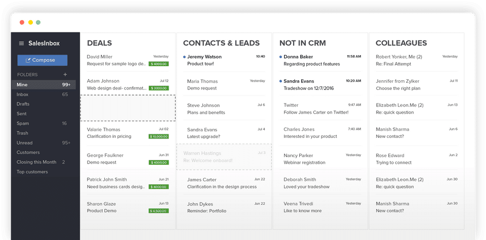 Zoho SalesInbox Screenshot 3