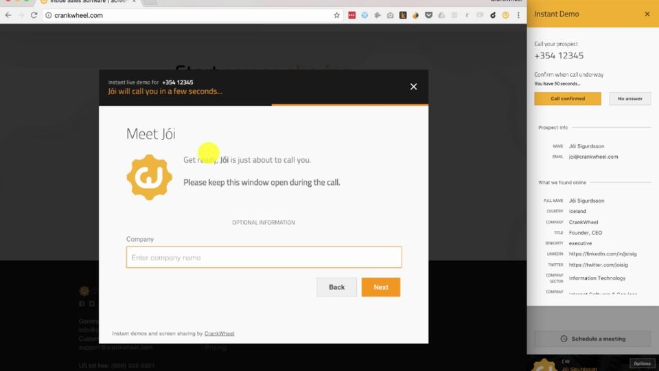 CrankWheel Screenshot 1