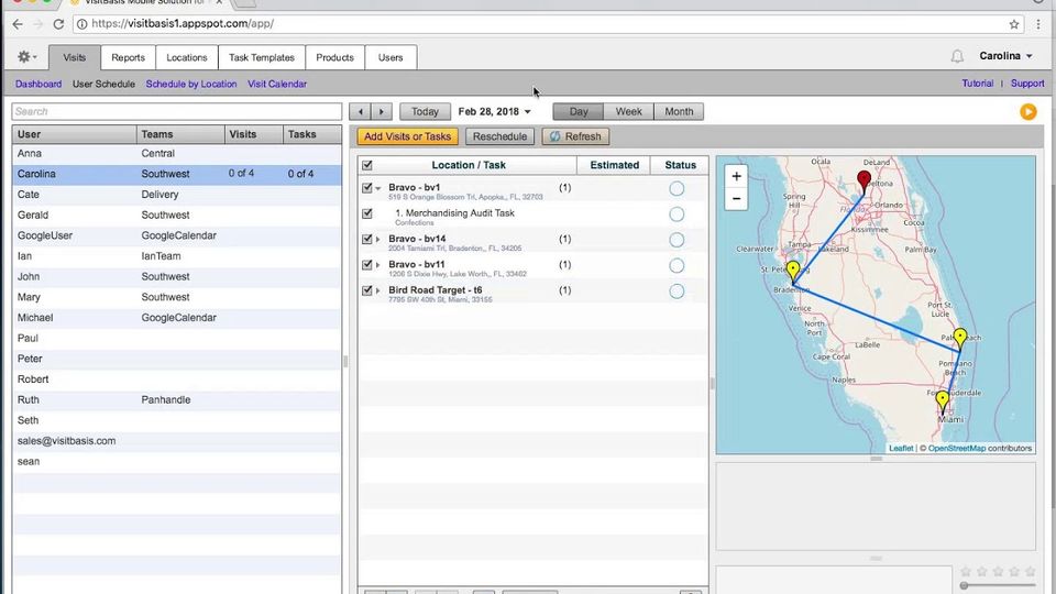 VisitBasis Screenshot 1