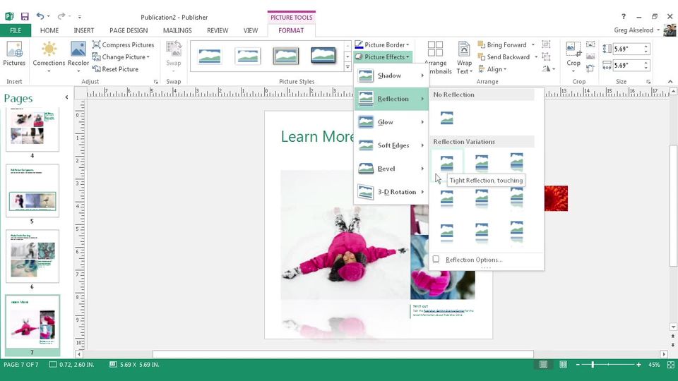 Microsoft Publisher Screenshot 1