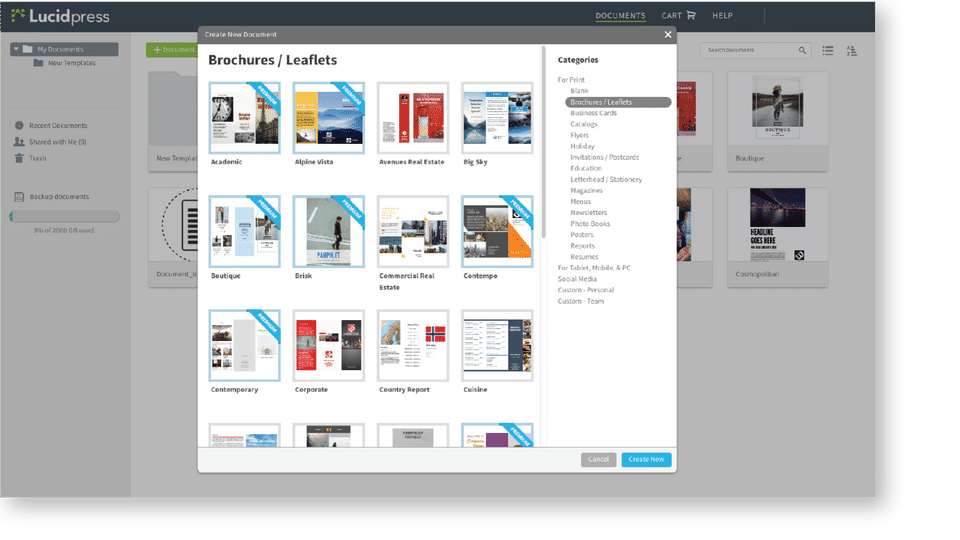 Lucidpress Screenshot 1