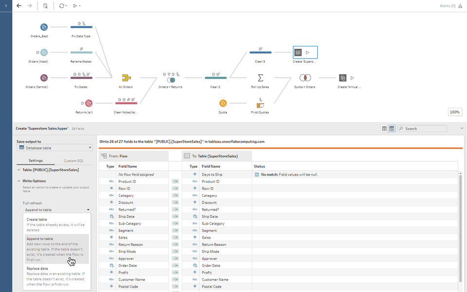 Tableau Prep Screenshot 2