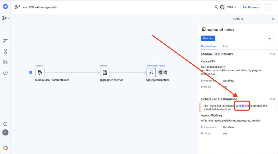 Trifacta Screenshot 3