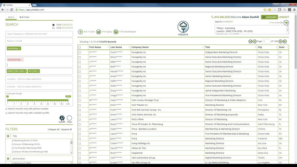 YesData Screenshot 1