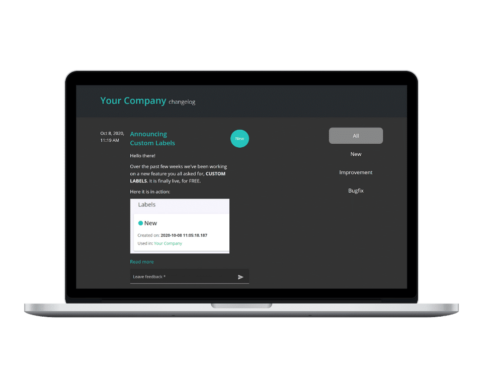Changeloggy Screenshot 4