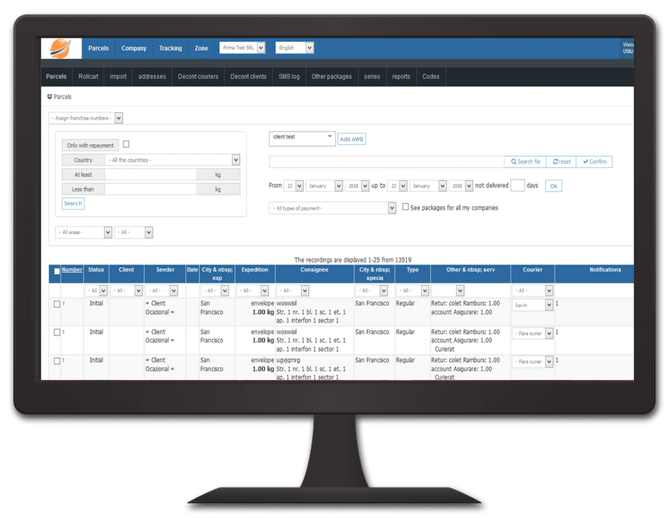 CourierManager Screenshot 3