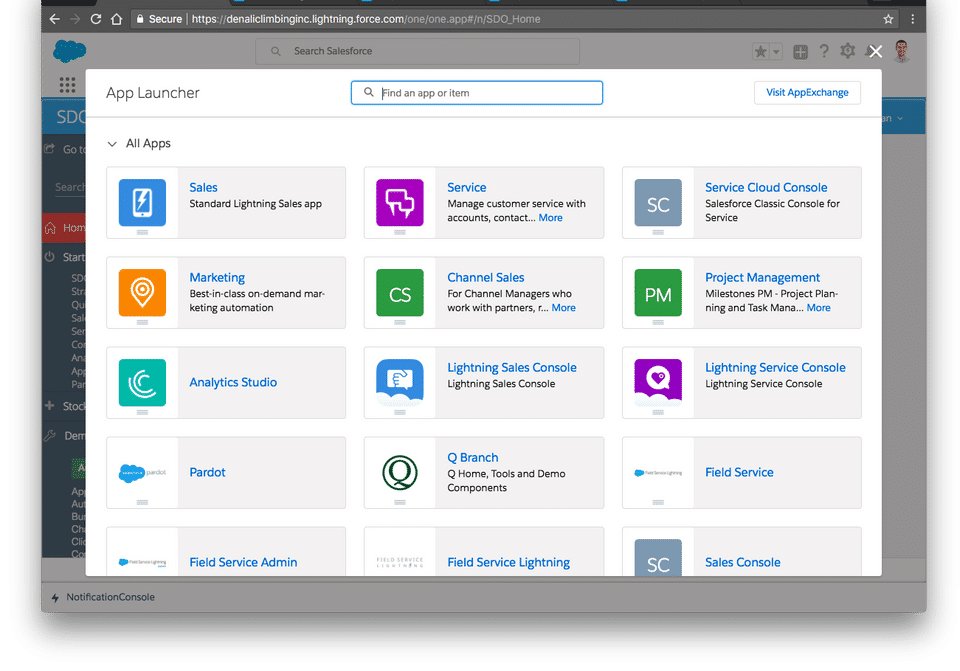 Salesforce Connect Screenshot 1