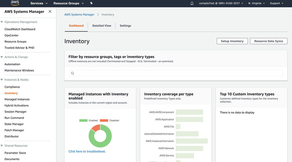 AWS Systems Manager Screenshot 1