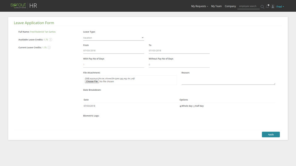 Sprout Solutions HR Screenshot 3