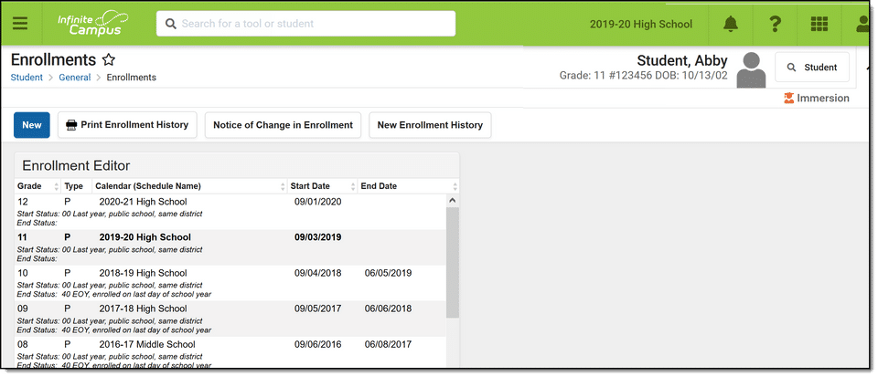 Infinite Campus Screenshot 1