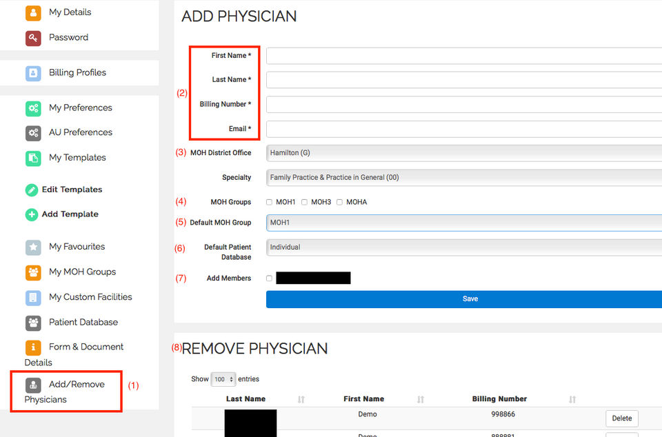 MDBilling.ca Screenshot 1