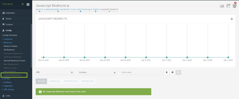 DeepCrawl Screenshot 2