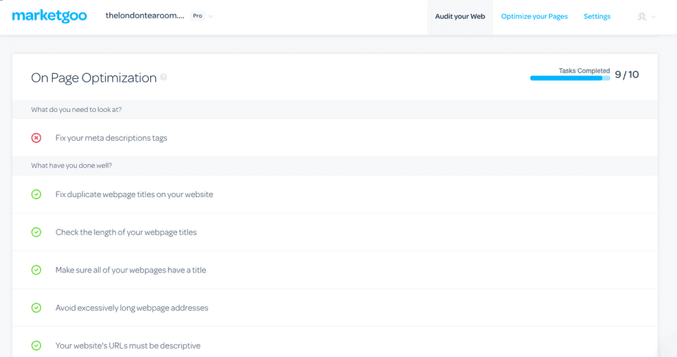marketgoo Screenshot 2