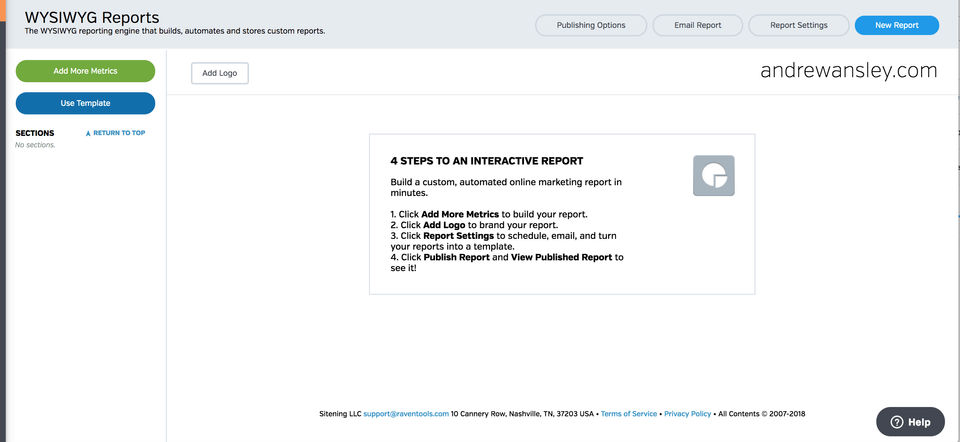 Raven Tools Screenshot 2