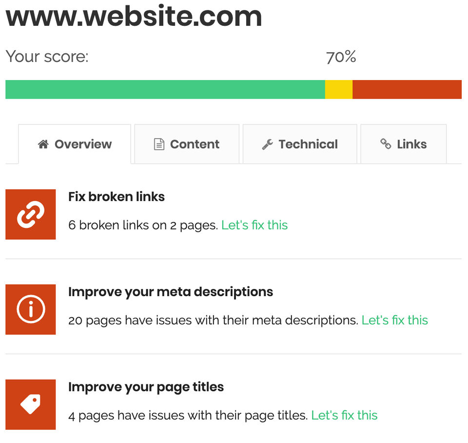 SiteGuru Screenshot 2