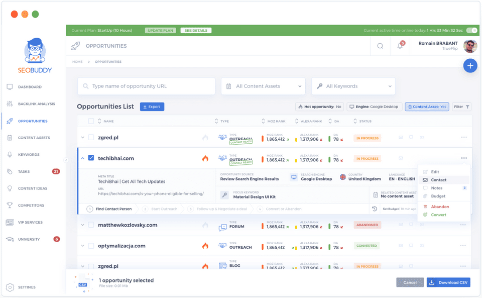 SEO Buddy Screenshot 1