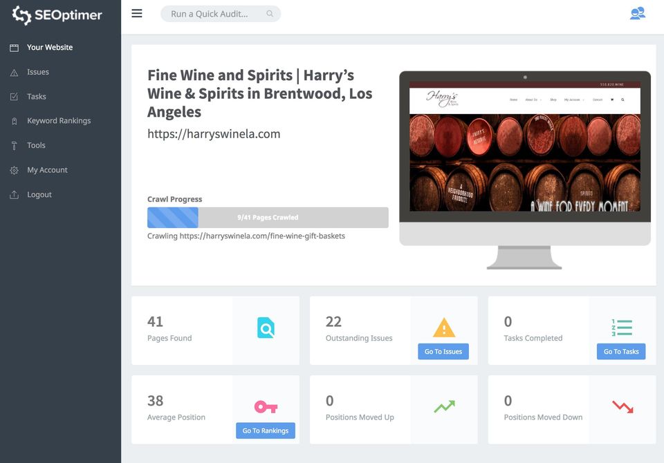 SEOptimer Screenshot 1