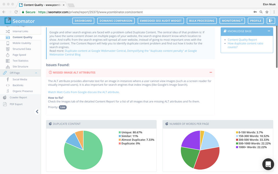 SEOmator Screenshot 1