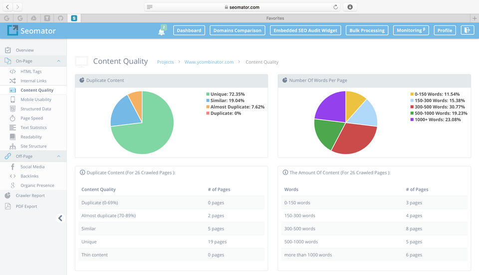 SEOmator Screenshot 2