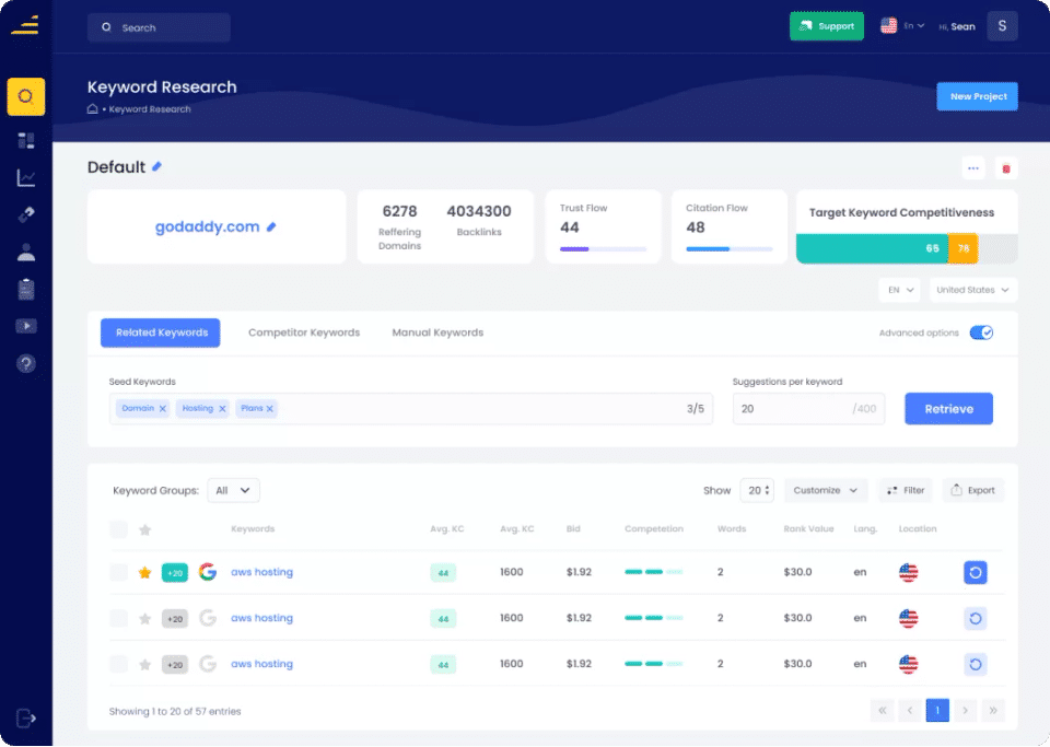 Long Tail Pro Screenshot 1
