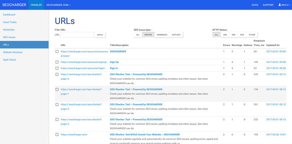 SEOCHARGER Screenshot 6