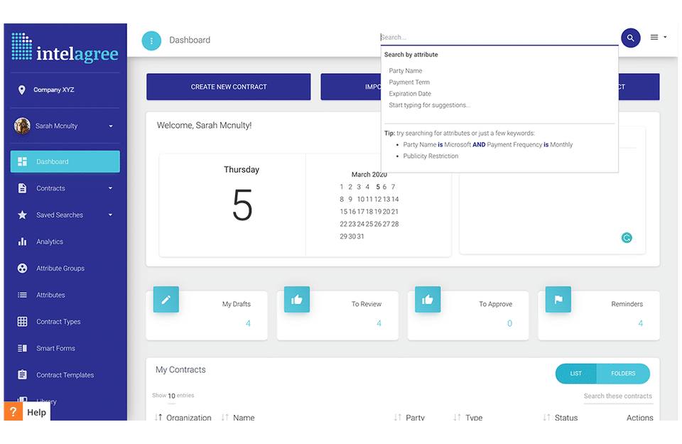 IntelAgree Screenshot 1