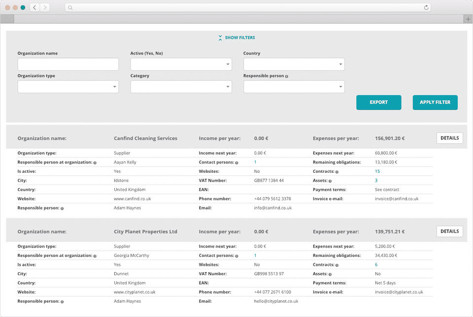 Contractpedia Screenshot 4