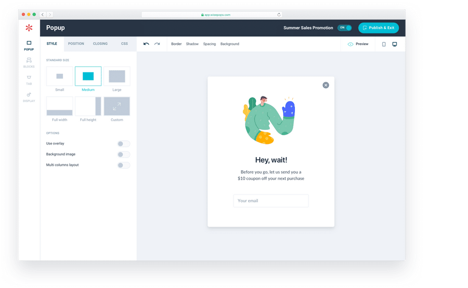 Wisepops Screenshot 1