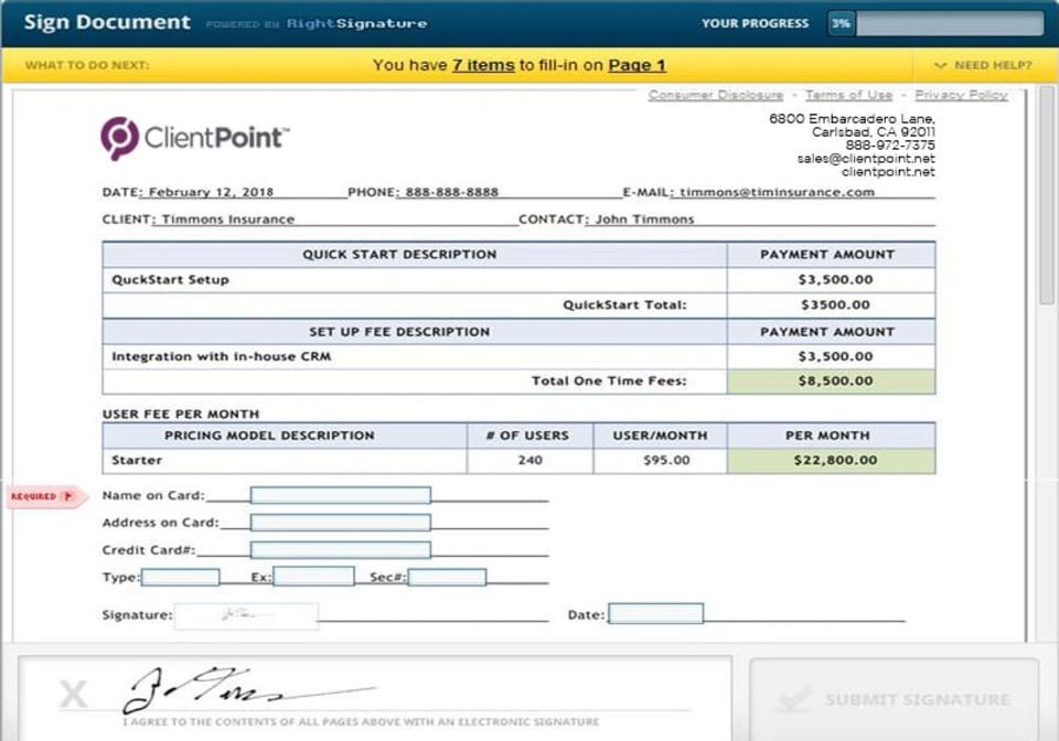 ClientPoint Screenshot 2