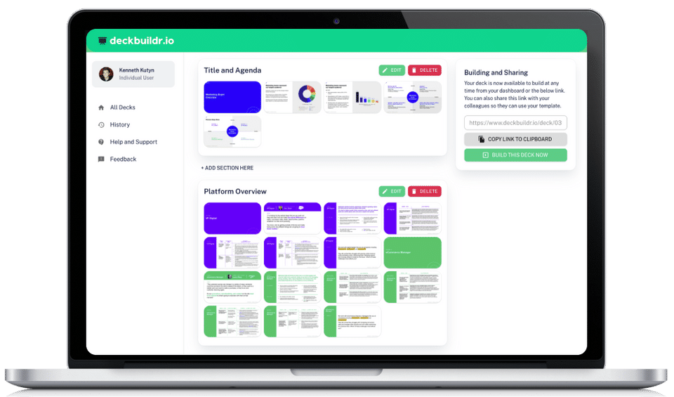 Deckbuildr Screenshot 1