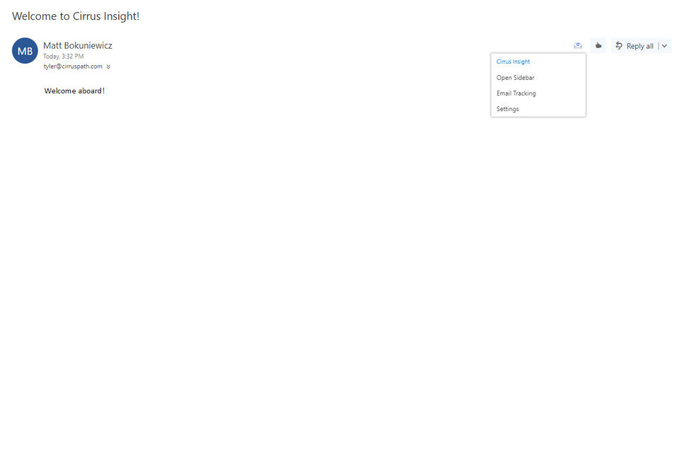 Cirrus Insight Screenshot 3