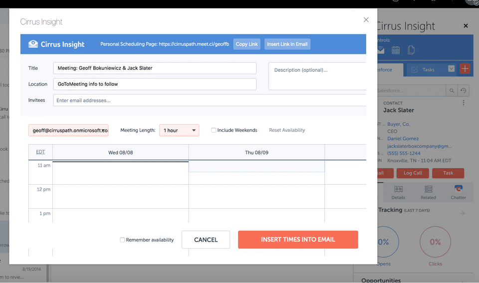 Cirrus Insight Screenshot 4