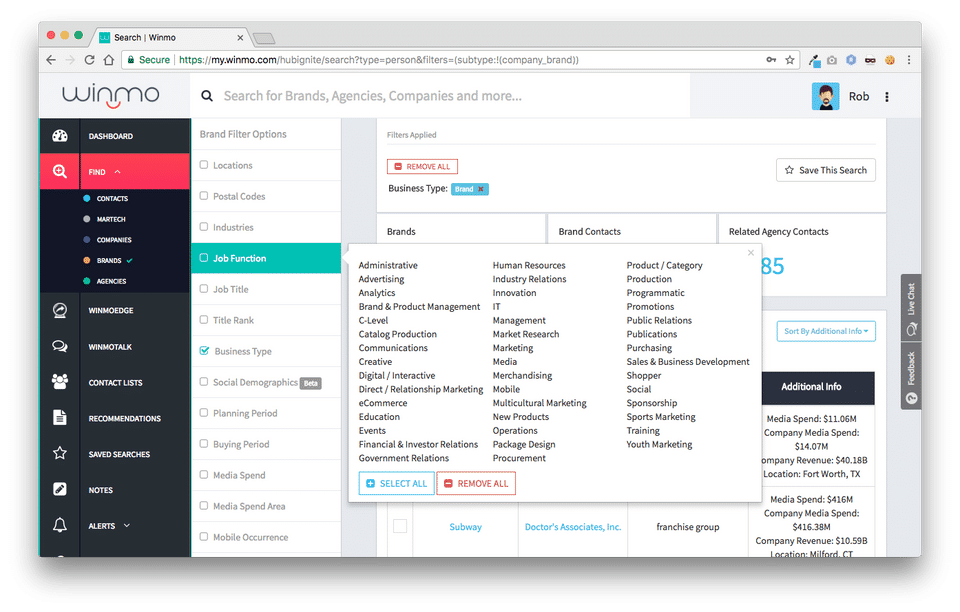Winmo Screenshot 2