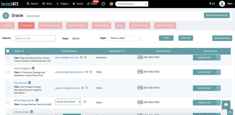 Lead411 Screenshot 1
