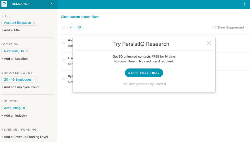 Lead411 Screenshot 7